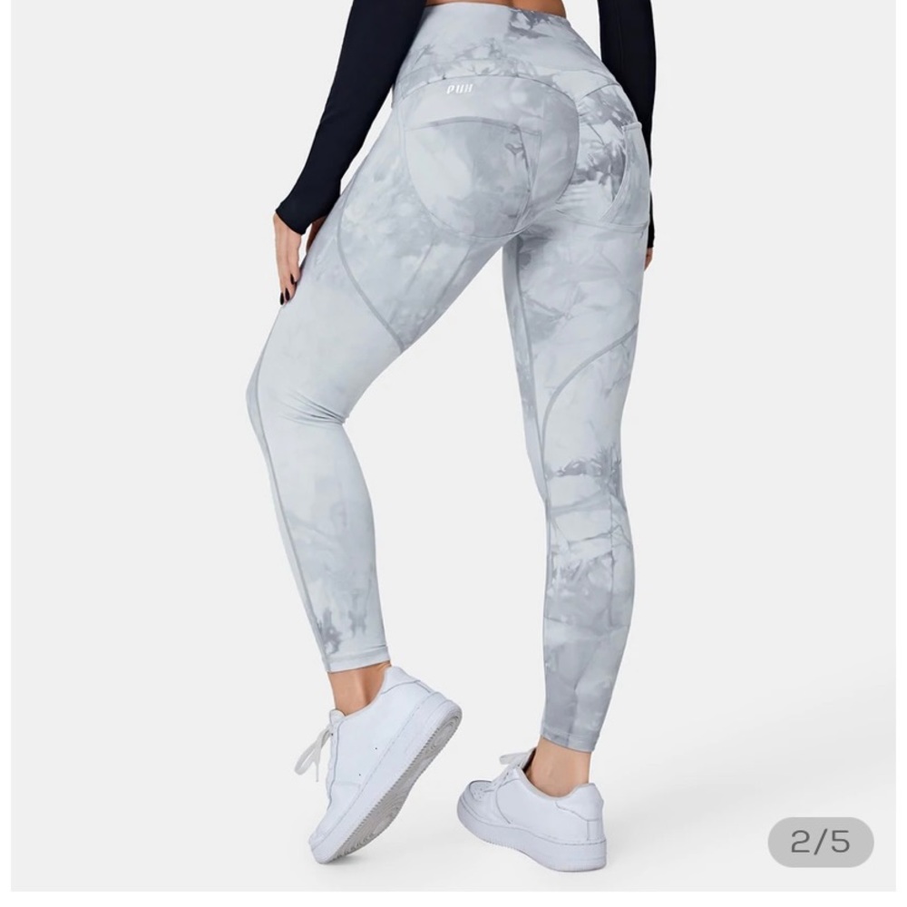 Halara High Waisted Tie-Dye Full Length Leggings